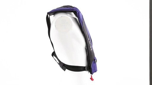 Onyx M-24 Automatic / Manual Inflatable Life Jacket (PFD) Blue 360 View - image 3 from the video